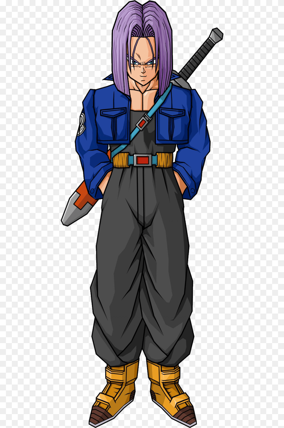 Future Trunks Sword Long Hair By Db Own Universe Arts D3mzy91 Trunks Dragon Ball Long Hair, Book, Comics, Publication, Person Free Transparent Png
