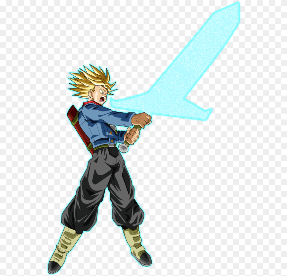 Future Trunks Sword Of Hope, Book, Comics, Publication, Boy Png