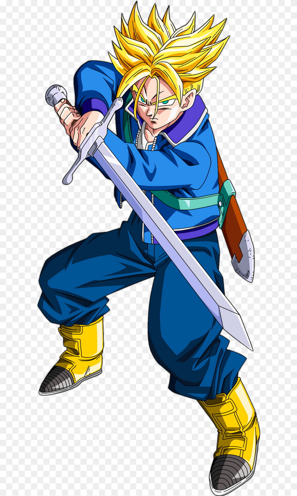 Future Trunks Trunks Dragon Ball Z, Weapon, Sword, Book, Publication Free Png