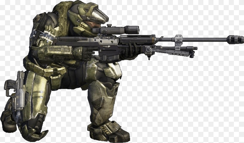 Future War Stories Halo Reach Sniper Guy, Firearm, Gun, Rifle, Weapon Png