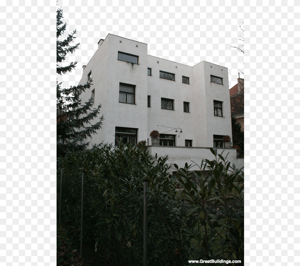 Futuristic Building Steiner House Adolf Loos, Apartment Building, Tree, High Rise, Plant Png