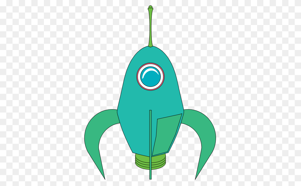 Futuristic Clipart, Green, Alien, Rocket, Weapon Png Image