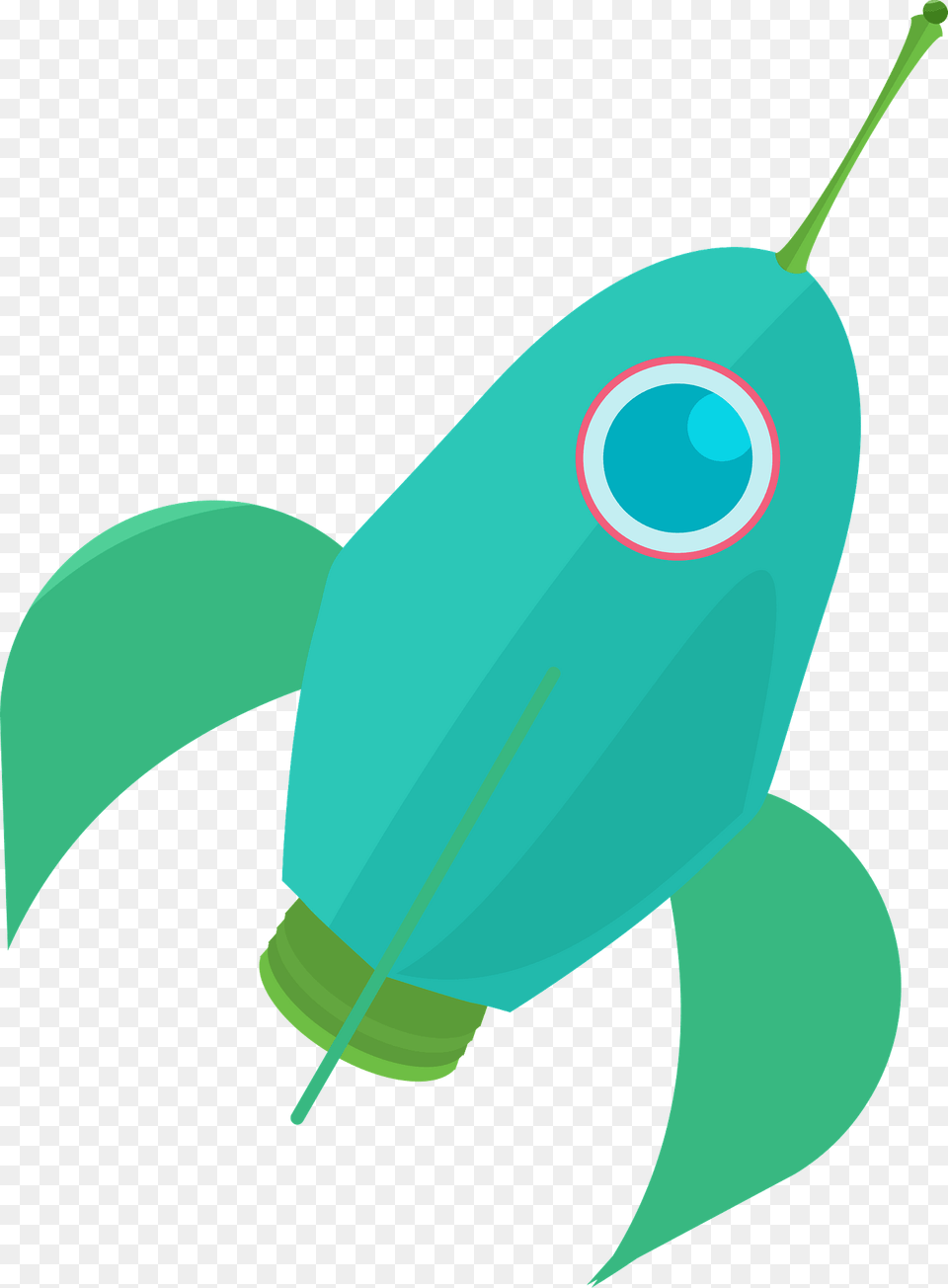 Futuristic Rocket Tilted Clipart, Animal, Sea Life, Fish, Shark Png