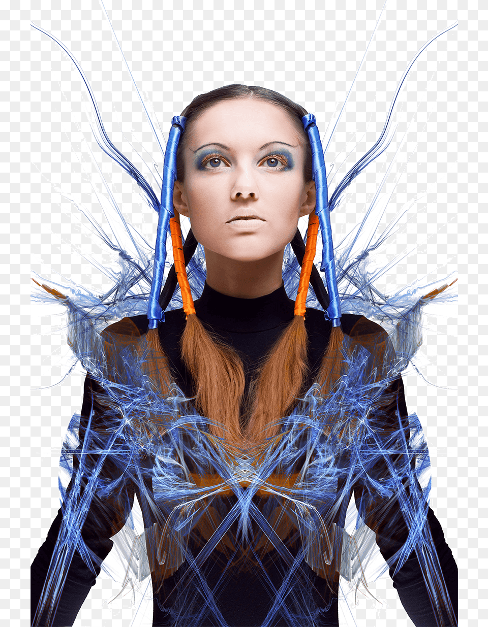 Futuristicgirl Fujifilm Membranes Transparant Background Futuristic Girl, Head, Portrait, Clothing, Costume Free Transparent Png