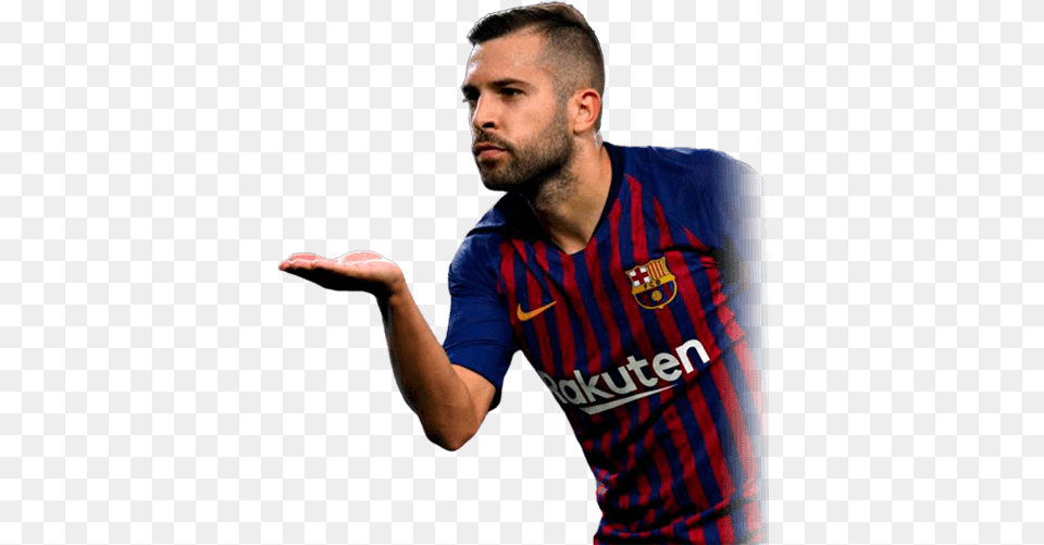 Futwatch Pack Worth Coins Fifa Ultimate Team Fut Jordi Alba Hair Implants, Shirt, Clothing, Person, Man Free Transparent Png