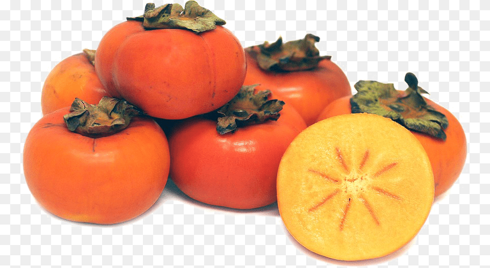 Fuyu Persimmons Transparent Image Fuyu Persimmon, Food, Fruit, Plant, Produce Free Png Download