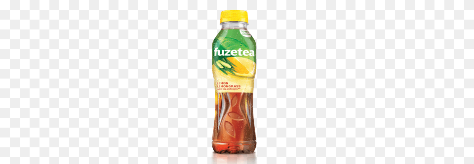 Fuze Lemon And Lemongrass, Beverage, Bottle, Pop Bottle, Soda Png