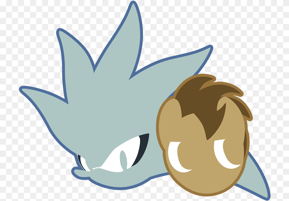 Fuzon S Crossover Doctor Whooves Duo Logo Safe Silver The Hedgehog Logo, Animal, Fish, Sea Life, Shark Free Transparent Png