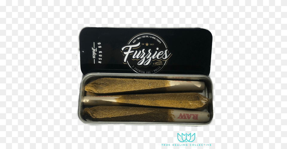 Fuzzies Pre Rolls 3pk Indica Cosmetics, Incense, Brush, Device, Tool Png Image