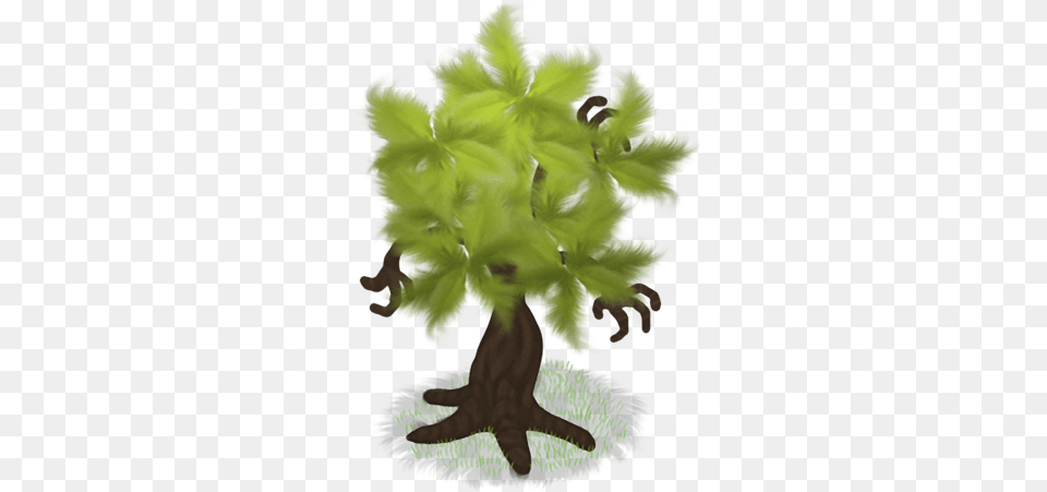 Fuzzle Tree My Singing Monsters Wiki Fandom Art, Plant, Potted Plant, Moss, Green Free Png Download