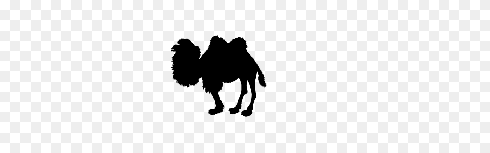 Fuzzy Camel Sticker, Silhouette, Animal, Mammal, Canine Free Png Download