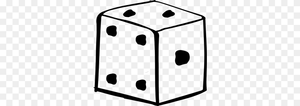 Fuzzy Dice Snake Eyes Dice Game Number, Gray Png Image