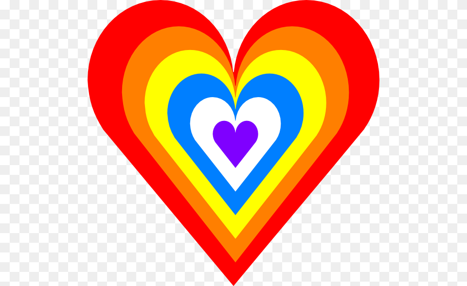 Fuzzy Heart Cliparts Rainbow Heart Clipart, Dynamite, Weapon Free Png