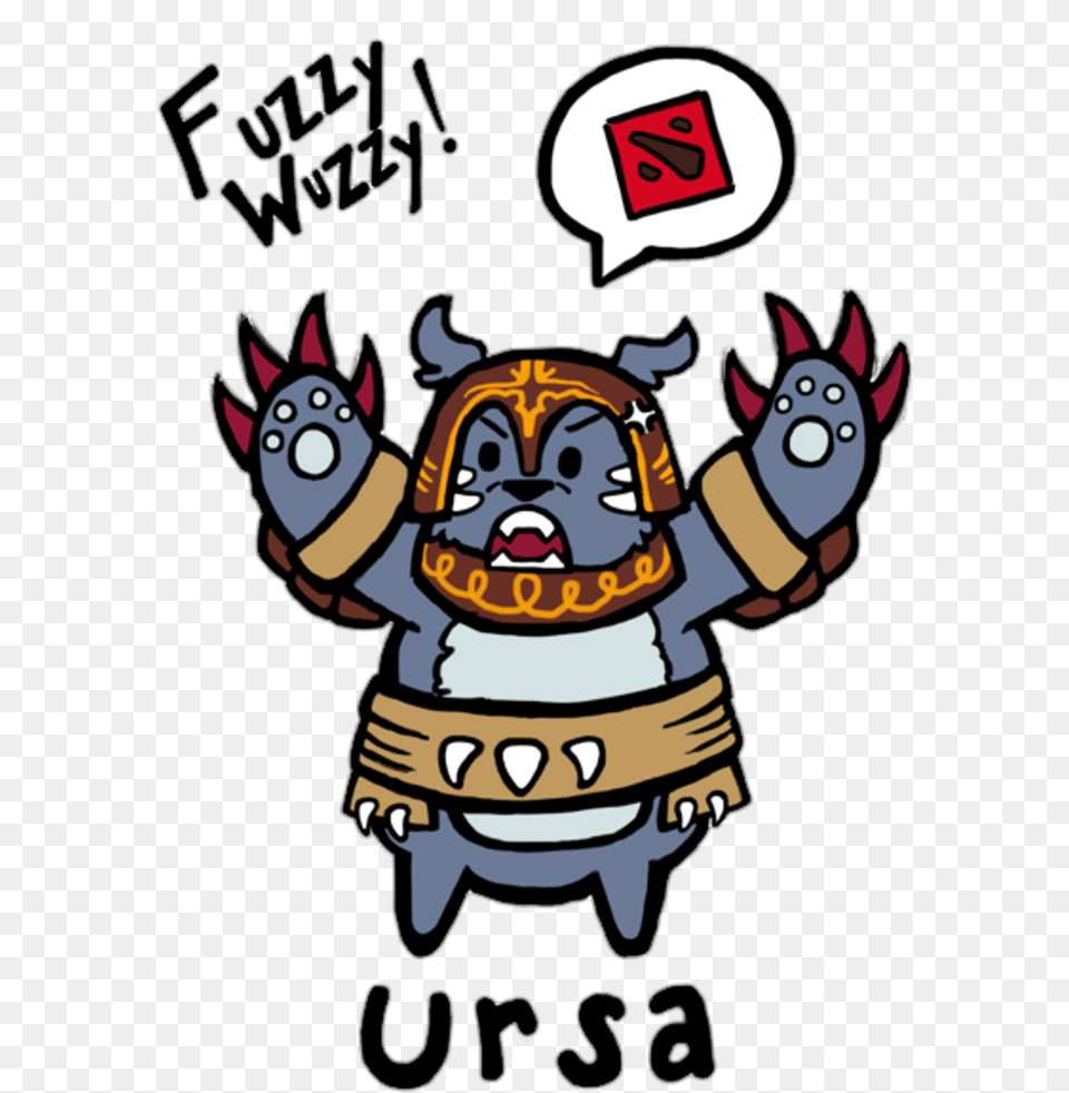 Fuzzy Wuzzy Dota 2 Clipart Download Ursa Dota 2 Art, Baby, Face, Head, Person Png