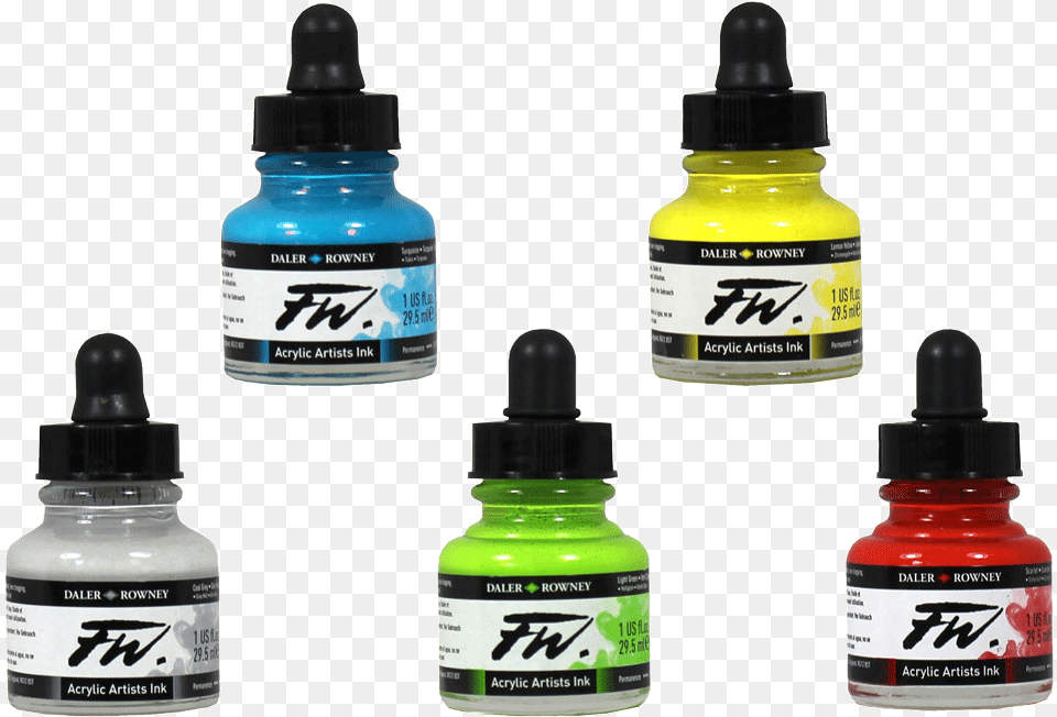 Fw Acrylic Ink, Bottle, Ink Bottle Free Png Download