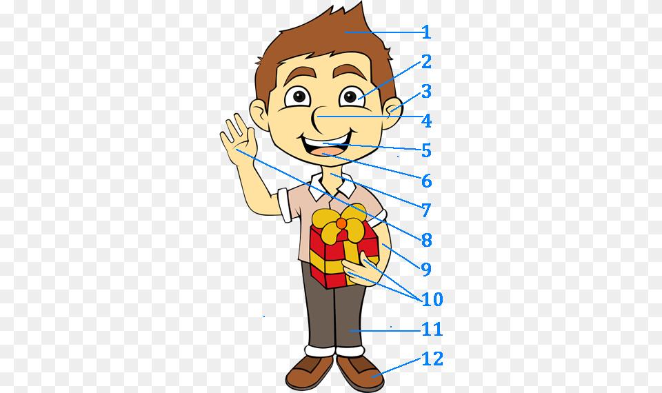 Fw Partes Del Cuerpo En Ejercicios, Baby, Person, Book, Comics Free Png