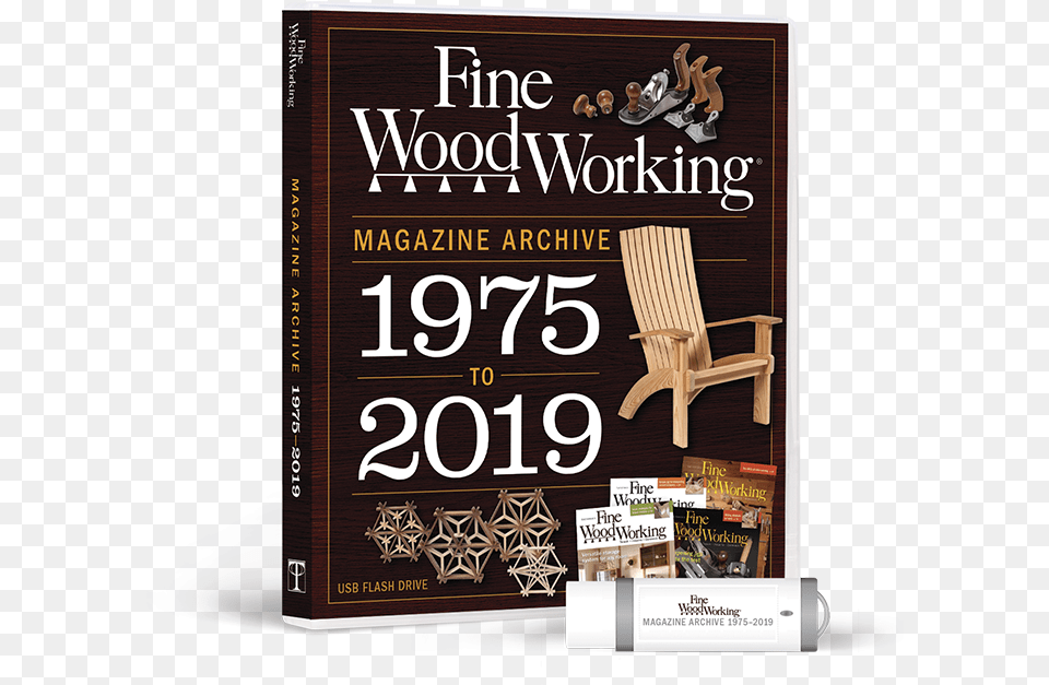 Fw Usbtitle Fw Usb Fine Woodworking, Advertisement, Book, Chair, Furniture Png