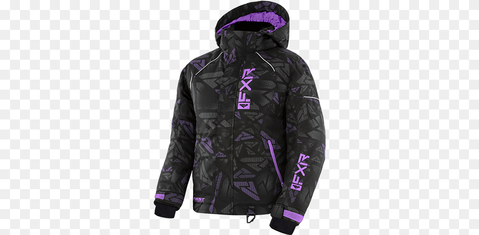 Fxr Youth Fresh Jacket Hooded, Clothing, Coat, Hoodie, Knitwear Free Png Download