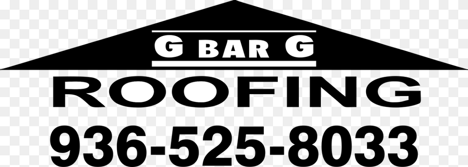 G Bar G Roofing Sign, Text Free Transparent Png