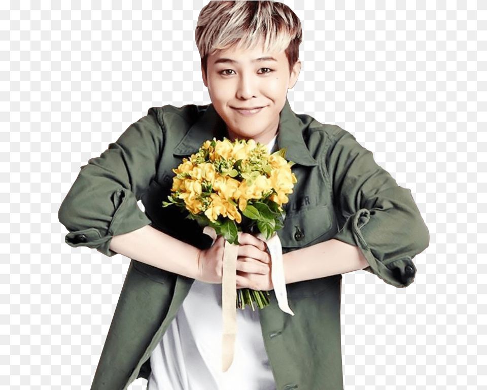 G Dragon Clipart Background Mart G Dragon Bigbang, Flower, Flower Arrangement, Flower Bouquet, Plant Png