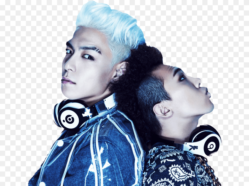 G Dragon Kpop And Top Image Bigbang Gd And Top, Portrait, Photography, Face, Person Free Transparent Png