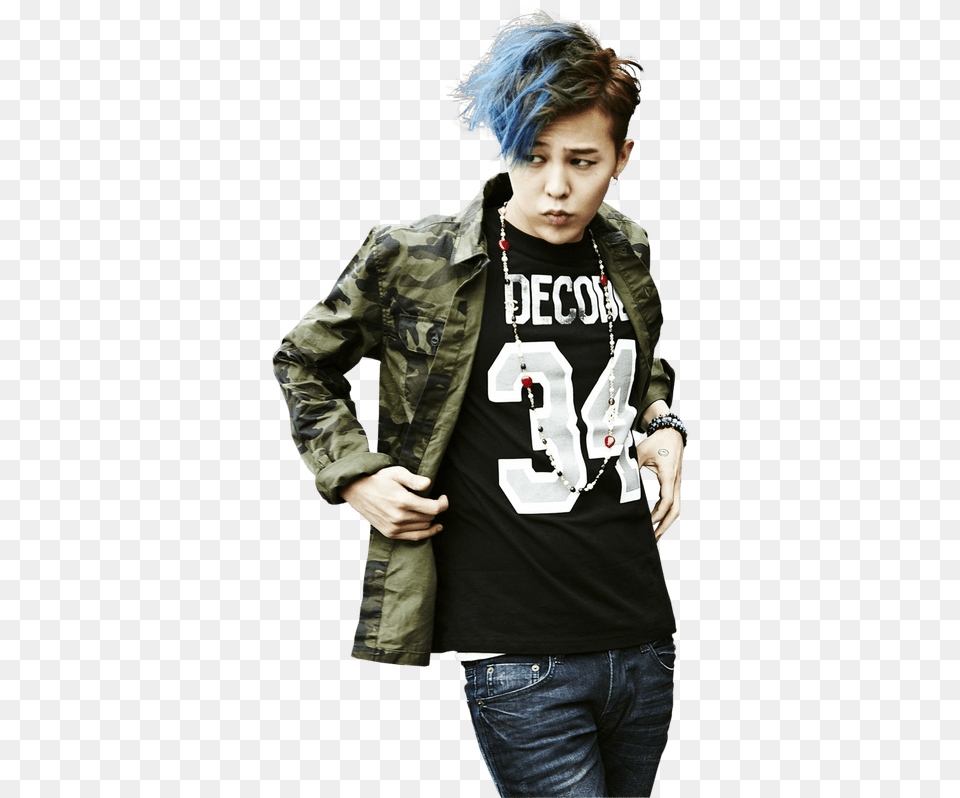 G Dragon Whose Name Comes From His Real Name Ji Young Korean G Dragon, Sleeve, Clothing, Coat, Jacket Free Transparent Png