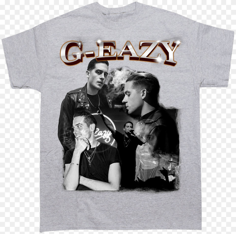 G Eazy Rap Tee Girl, Clothing, T-shirt, Shirt, Man Png Image