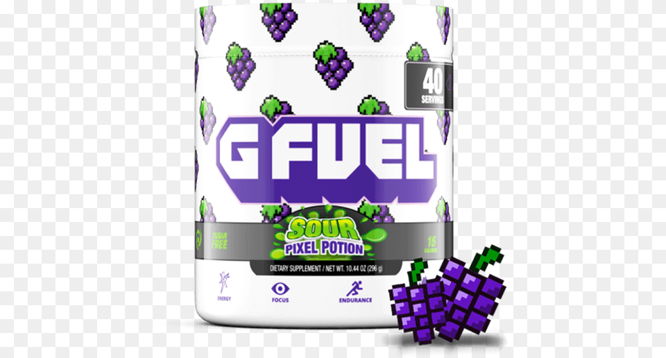 G Fuel Energy Sour Pixel Potion Gfuel Pixel Potion, Purple Free Transparent Png