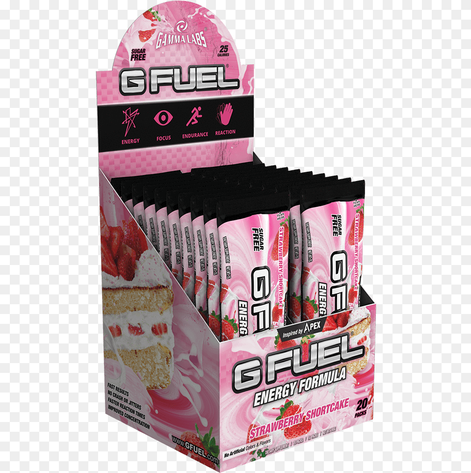 G Fuel Strawberry Shortcake, Food, Sweets, Bread Free Png