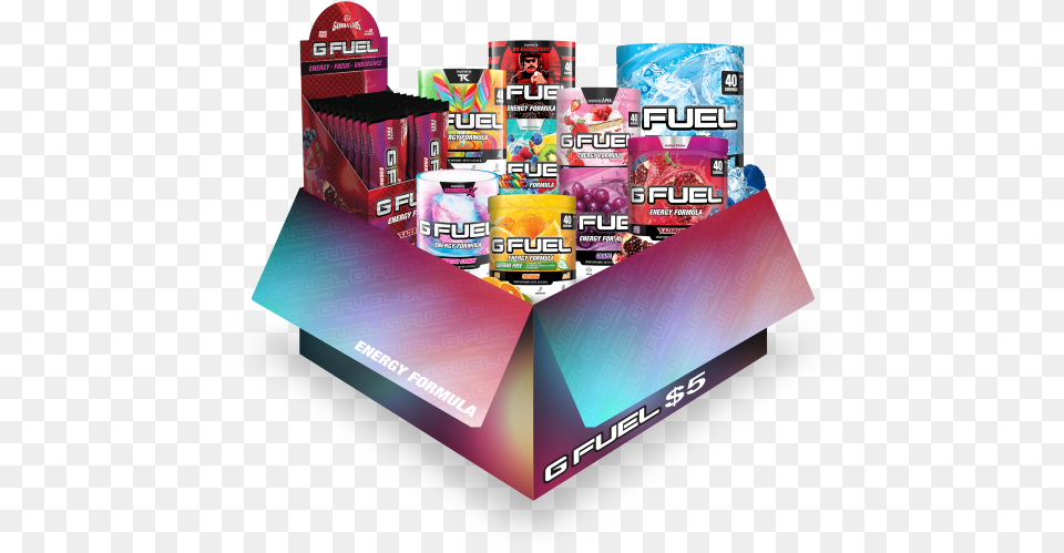 G Fuel Virl Box Graphic Design, Advertisement, Poster, Person, Food Free Png Download