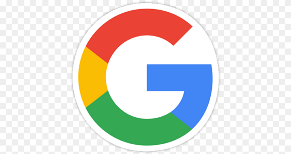 G Google Icon Logo Sticker Sticker Mania Google Logo, Disk Png Image