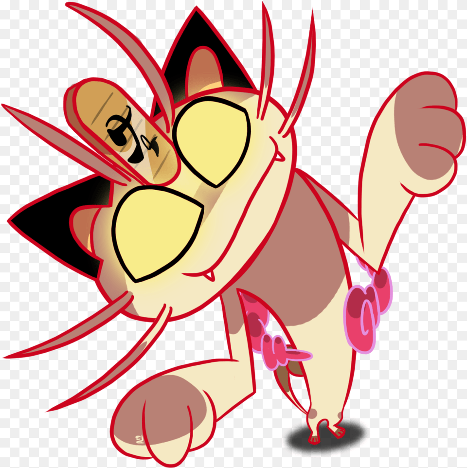 G Max Meowth By Crantime Fur Affinity Dot Net G Max Pokemon Art, Cartoon, Baby, Person Png Image