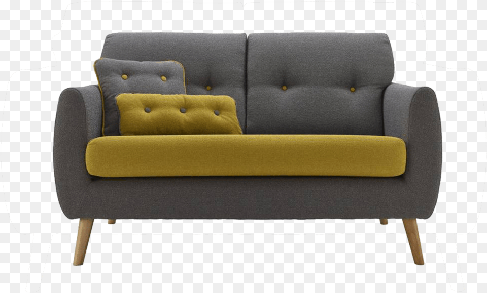 G Plan Vintage The Sixty Three Small Sofa Download Couch, Cushion, Furniture, Home Decor, Chair Free Png
