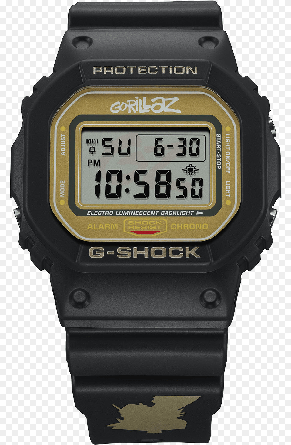 G Shock Dw5600grlz2 1er G Shock Gorillaz, Wristwatch, Electronics, Person, Arm Free Png