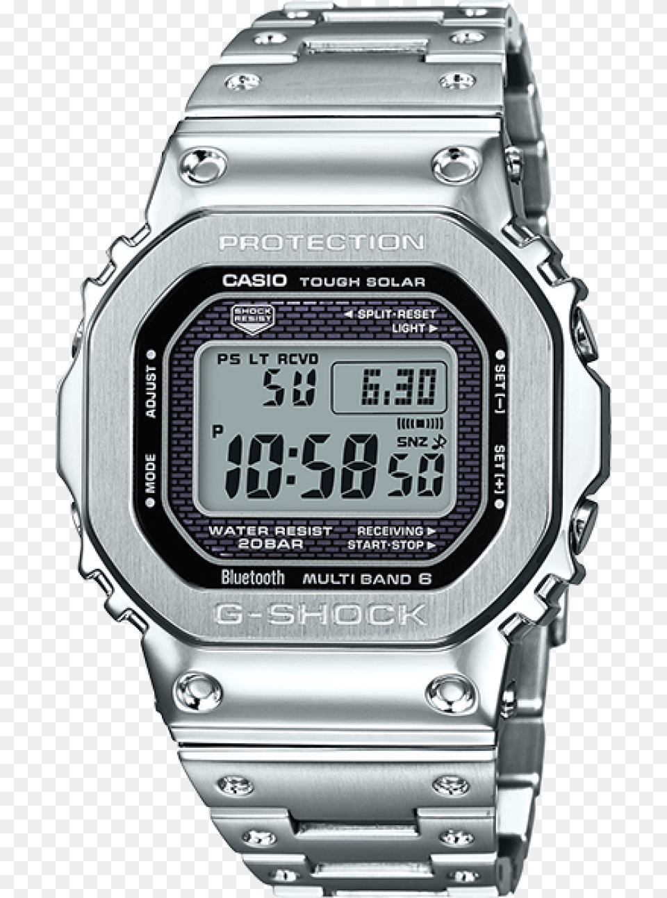 G Shock Full Metal, Wristwatch, Electronics, Digital Watch, Person Free Transparent Png