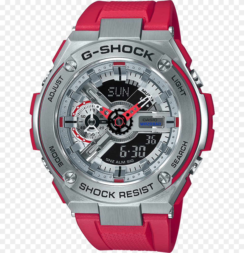 G Shock Gst410 4a G Shock 2018 Japan, Wristwatch, Person, Arm, Body Part Free Transparent Png