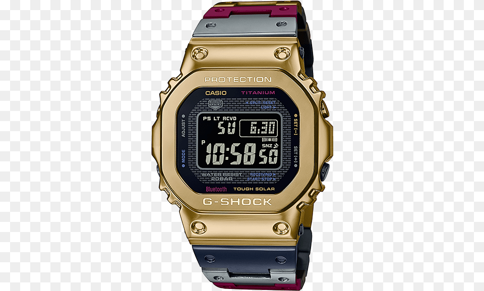 G Shocku0027s Latest Gmetal Watch Is Made Of A Revolutionary Casio G Shock Gmw B5000tr, Wristwatch, Electronics, Digital Watch, Arm Free Transparent Png
