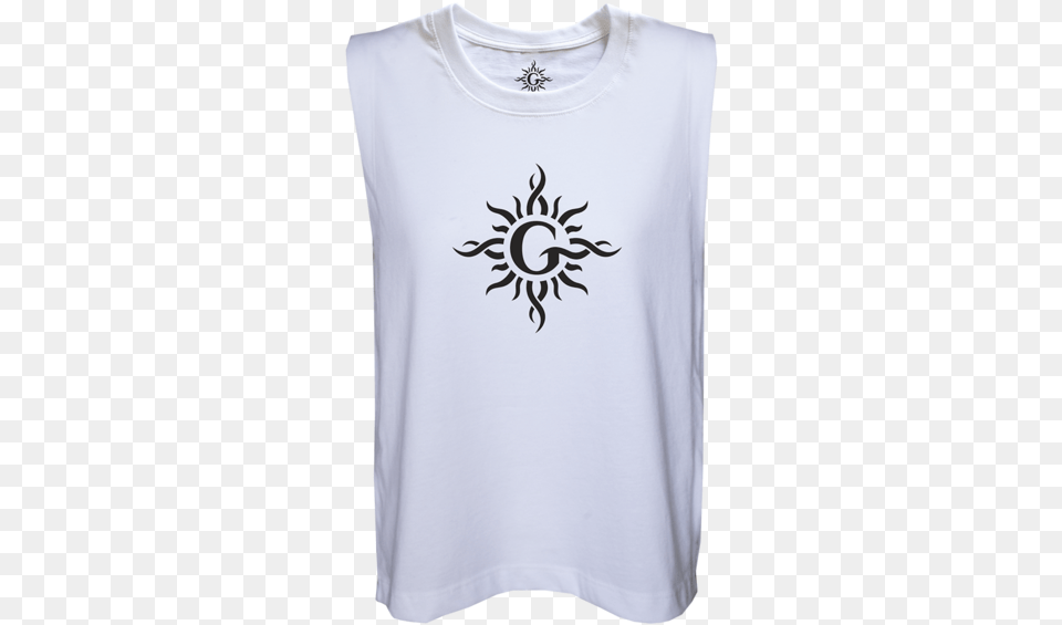G Sun Logo Ladies Side Tank Godsmack Sun, Clothing, T-shirt, Long Sleeve, Sleeve Free Png
