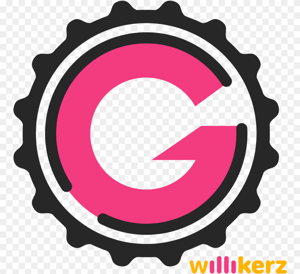 G Willikers Logo, Machine, Spoke, Ammunition, Grenade Png