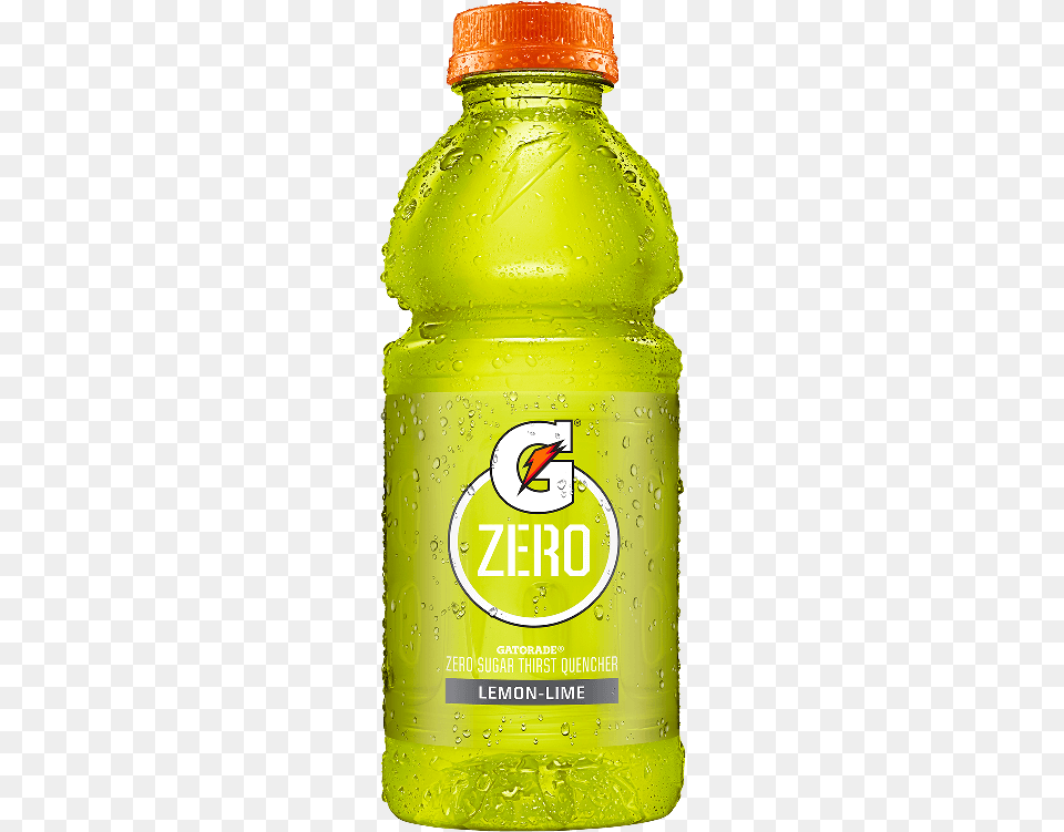 G Zero Lemon Lime Nutrition Gatorade Zero Glacier Cherry, Bottle, Shaker, Beverage, Juice Free Png Download