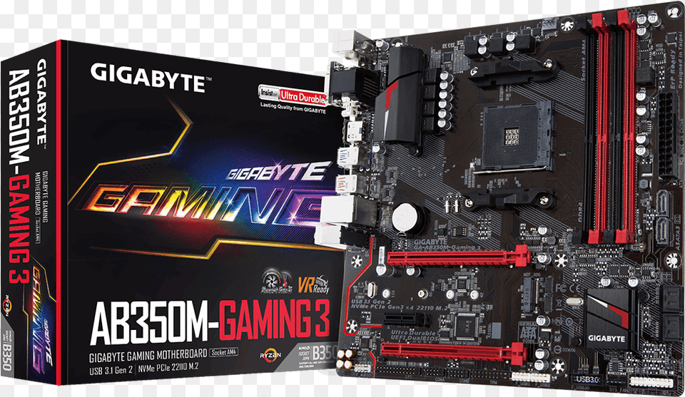 Ga Ab350m Gaming 3 Gigabyte X370 Gaming, Computer Hardware, Electronics, Hardware, Scoreboard Png