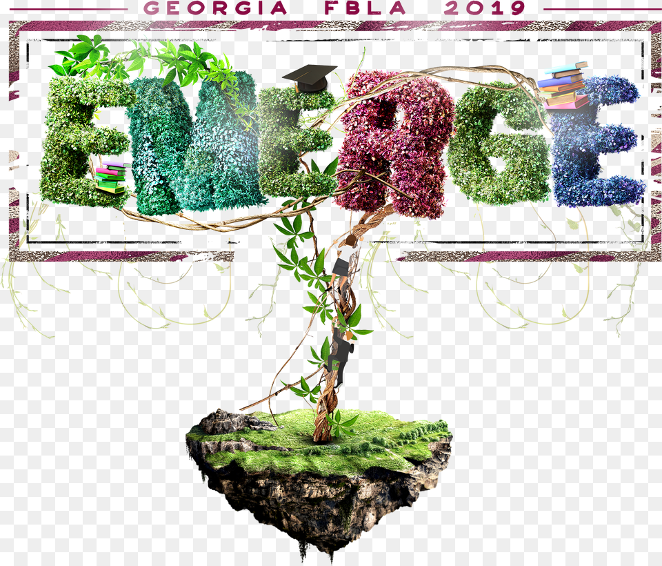 Ga Fbla Theme 2018 2019 Georgia Fbla Emerge Logo, Moss, Potted Plant, Plant, Garden Free Png Download