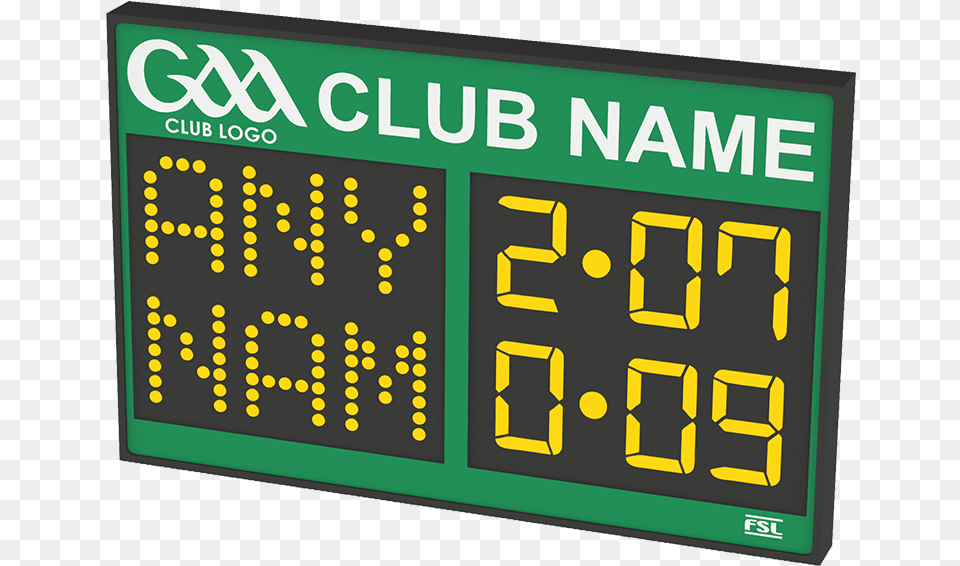 Gaa Scoreboards Gaelic Football Scoreboard Electronic Led Display Png Image