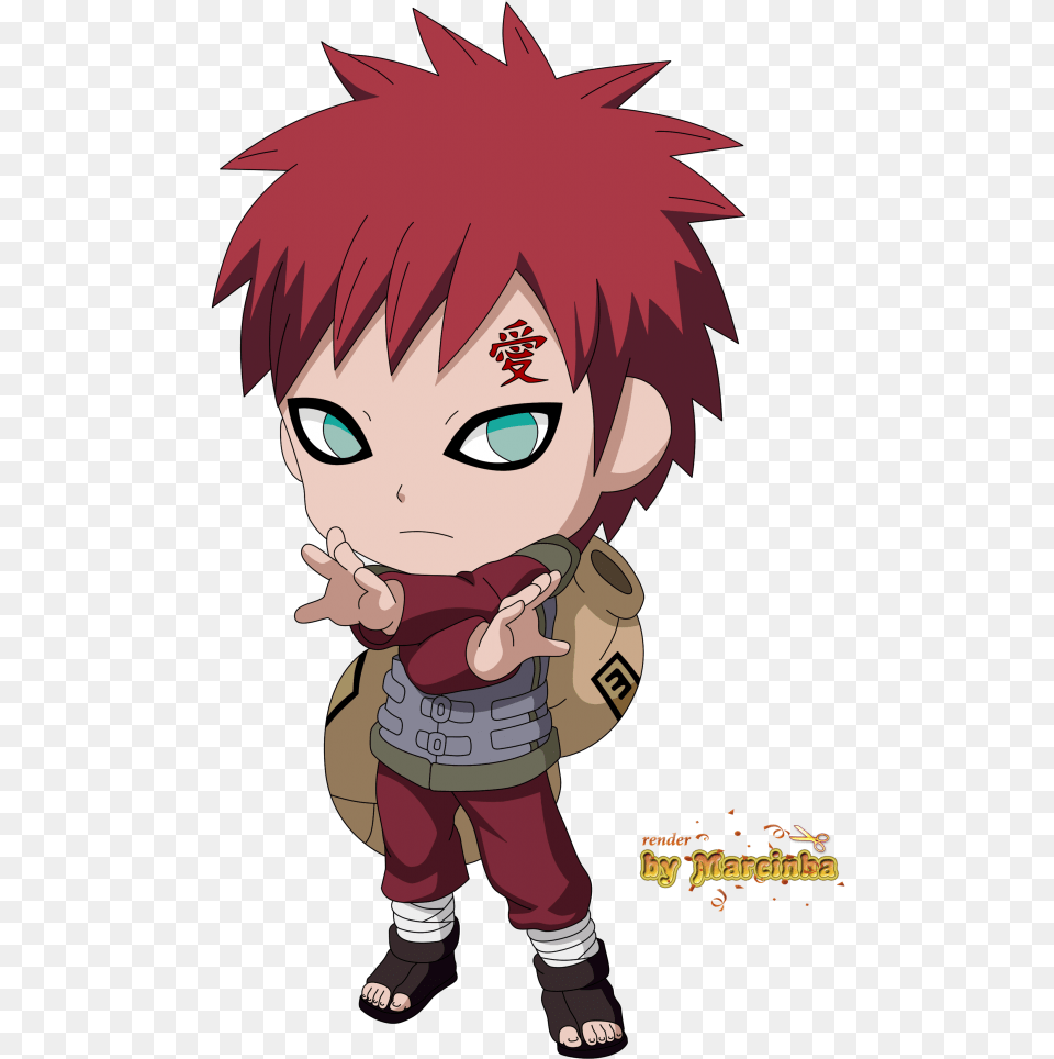 Gaara Chibi, Book, Comics, Publication, Baby Free Transparent Png