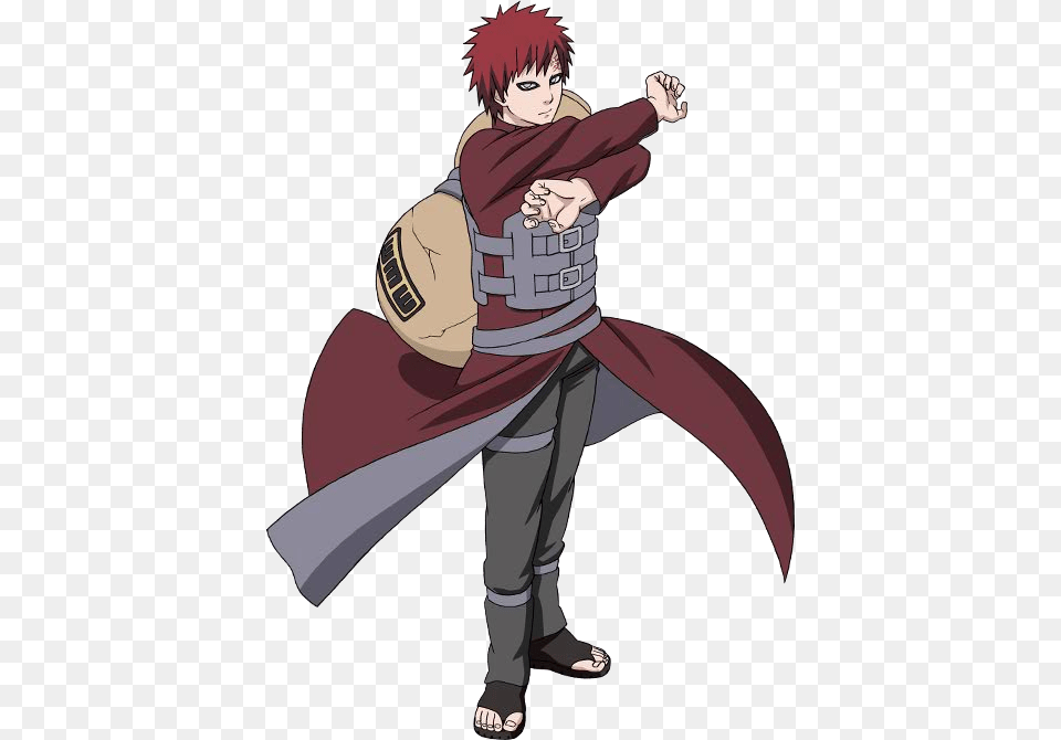 Gaara Of The Desert The Fift Naruto Shippuden Gaara, Book, Comics, Publication, Baby Free Transparent Png