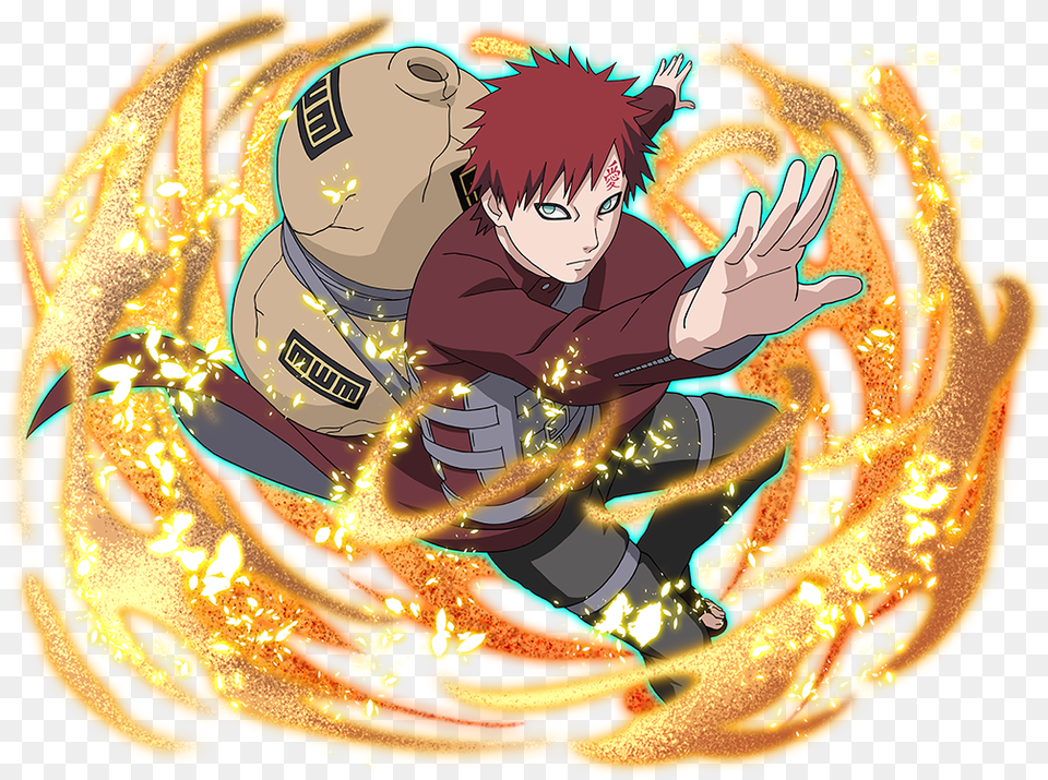 Gaara Sandstorm Commanding Kage, Person, Baby, Face, Head Free Png Download