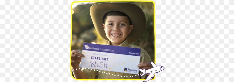 Gabe Ready To Embark On His Starlight Wish Photo Caption, Clothing, Hat, Adult, Female Free Transparent Png