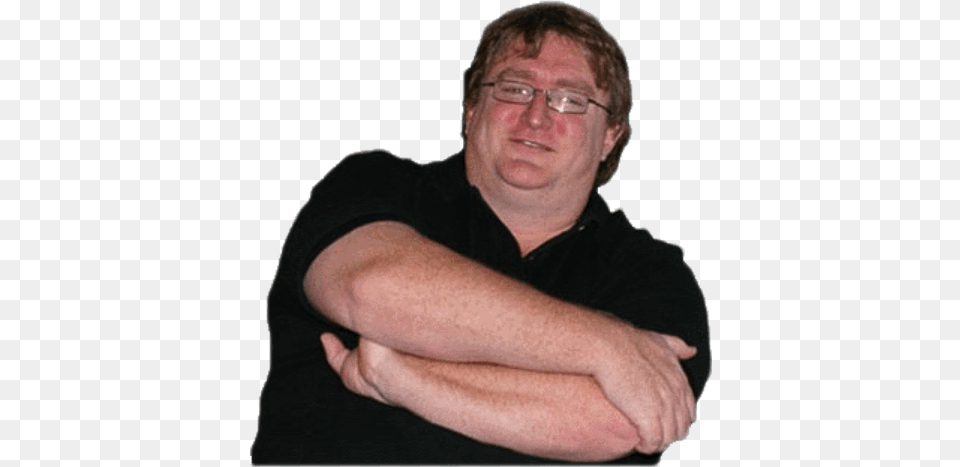 Gaben Arms Crossed Gabe Newell Crossed Arms, Accessories, Male, Head, Person Png