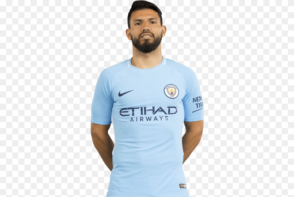 Gabriel Jesus Manchester City 2017 2018, Clothing, Shirt, T-shirt, Adult Free Png Download