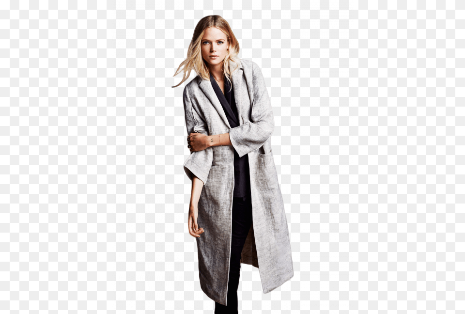 Gabriella Wilde Tatler Magazine, Clothing, Coat, Fashion, Robe Png Image